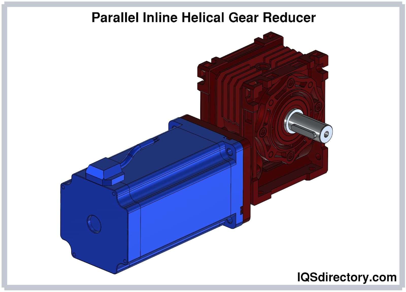parallel inline helical gear reducer