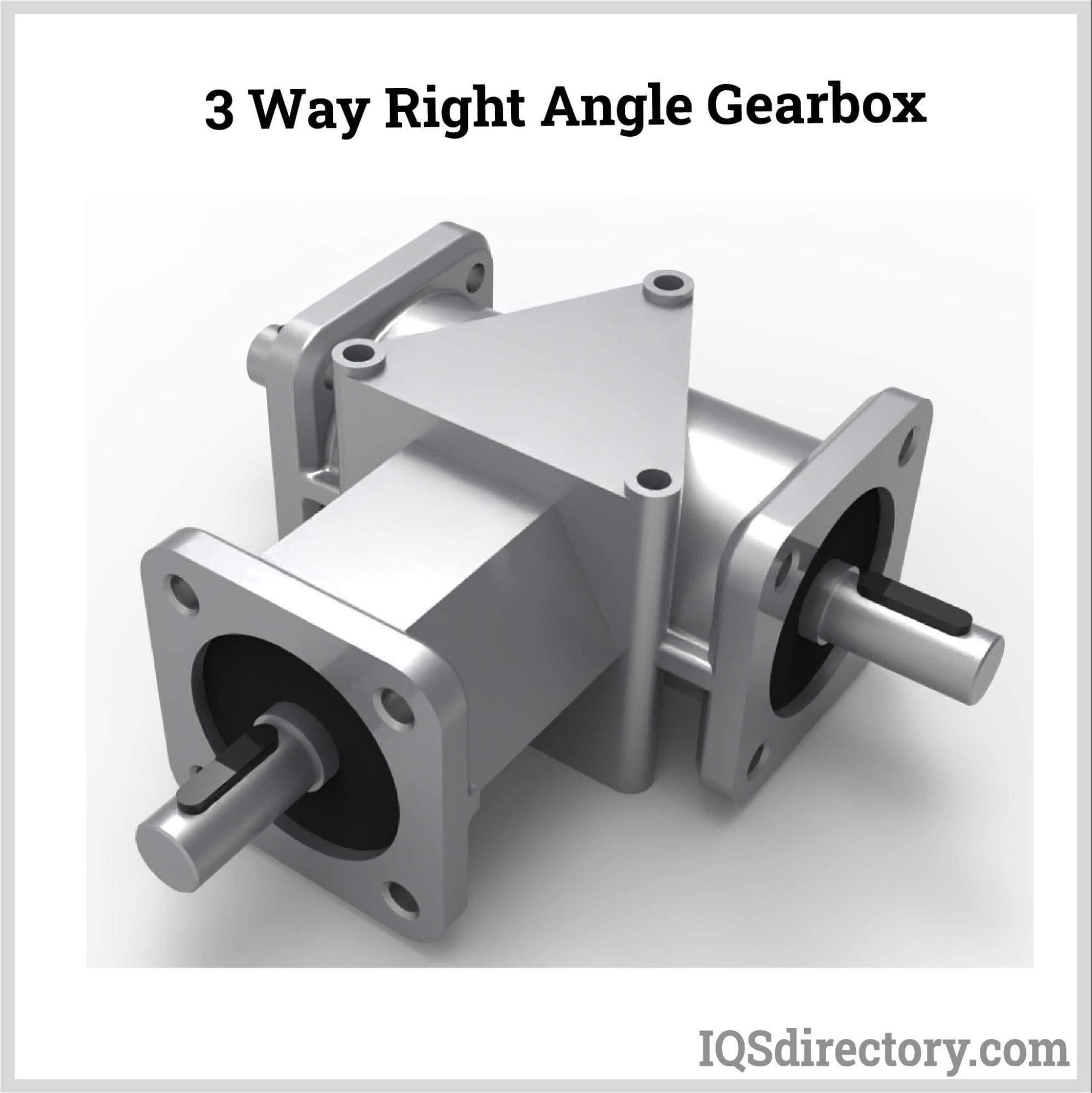 3 Way Right Angle Gearbox